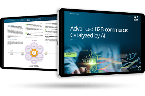 Intershop whitepaper Advanced B2B Commerce: catalyzed by AI