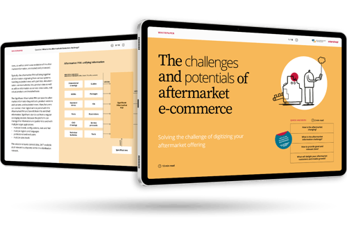 The challenges and potentials of aftermarket e-commerce