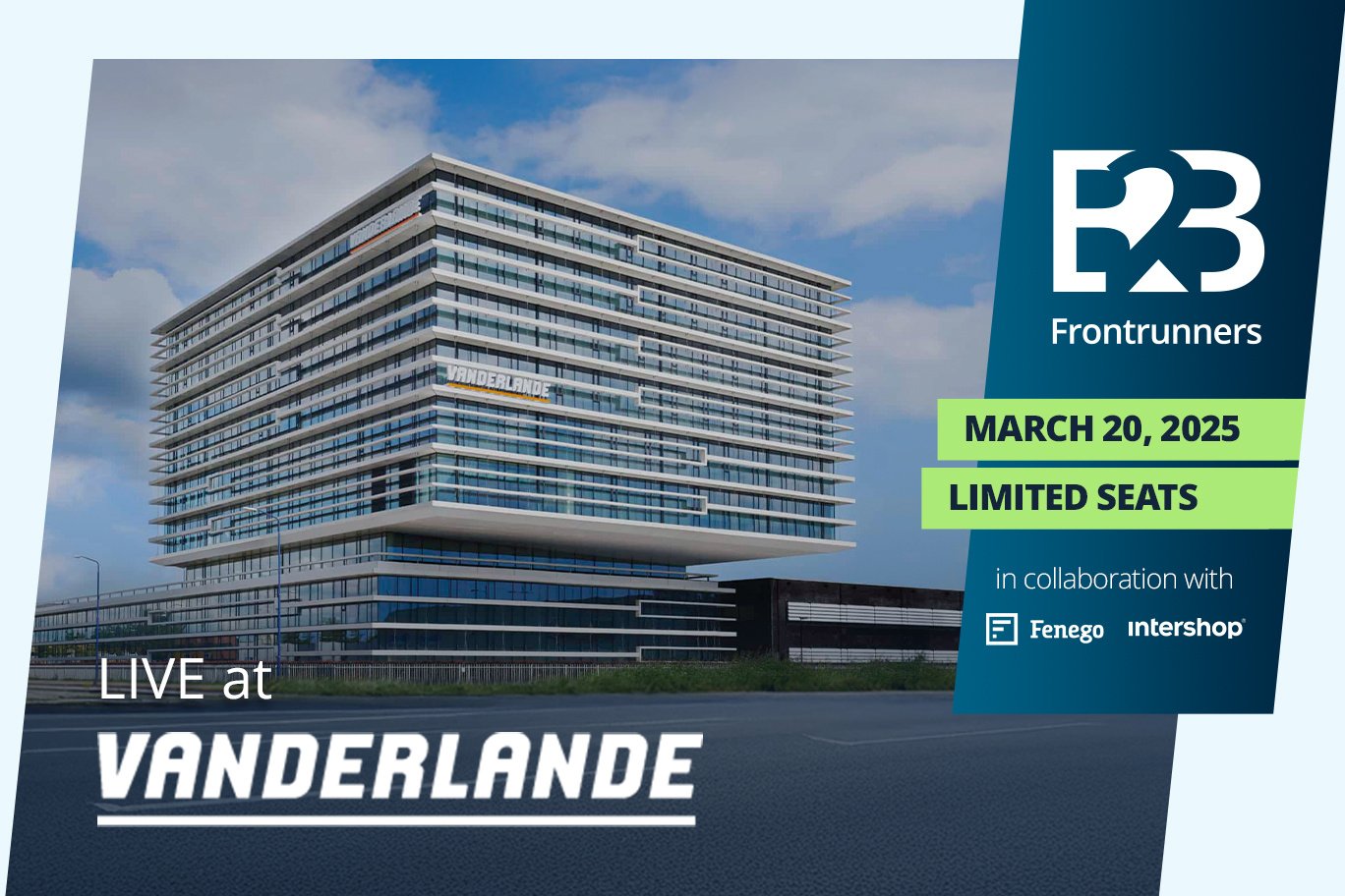 B2B Frontrunners LIVE @Vanderlande